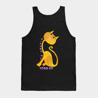 Kitten My Yoga On Tank Top